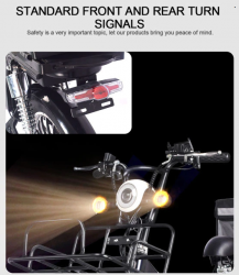 E-moped osvětlení